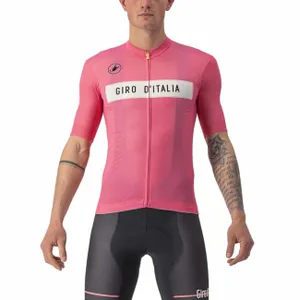 CASTELLI Cyklistický dres s krátkym rukávom - GIRO D%27ITALIA 2024 - ružová CASTELLI Cyklistický dres s krátkym rukávom - GIRO D%27ITALIA 2024 - ružová