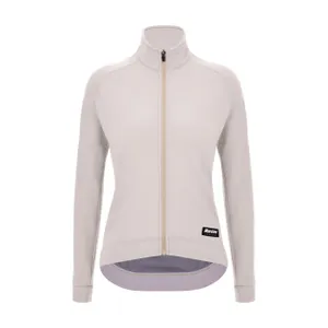 SANTINI Cyklistický dres s dlhým rukávom zimný - RTR - ivory SANTINI Cyklistický dres s dlhým rukávom zimný - RTR - ivory