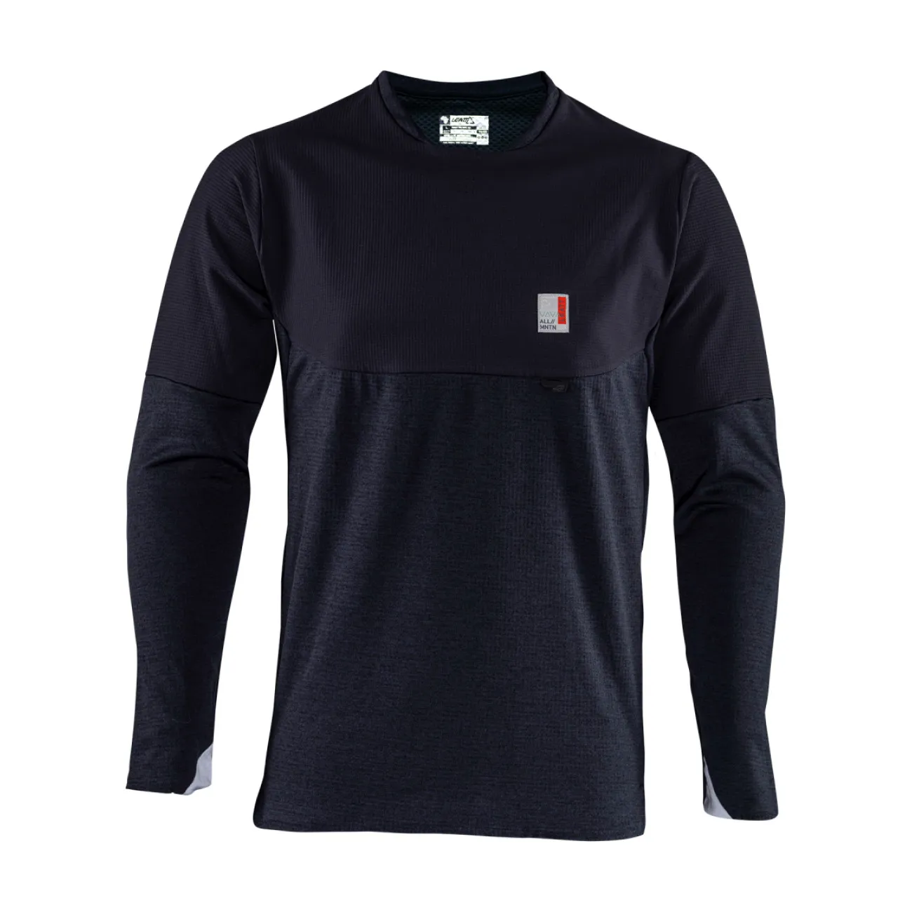 LEATT Cyklistický dres s dlhým rukávom letný - MTB ALL MOUNTAIN 5.0 - čierna LEATT Cyklistický dres s dlhým rukávom letný - MTB ALL MOUNTAIN 5.0 - čierna