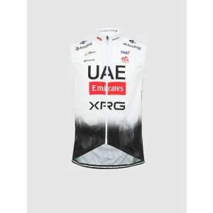 PISSEI Cyklistická vesta - UAE TEAM EMIRATES 2025 - biela/čierna PISSEI Cyklistická vesta - UAE TEAM EMIRATES 2025 - biela/čierna