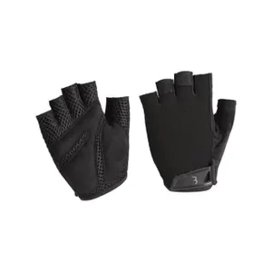 BBB Cyklistické rukavice krátkoprsté - COOLDOWN - čierna BBB Cyklistické rukavice krátkoprsté - COOLDOWN - čierna