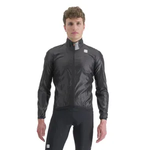 Pánska cyklistická bunda SPORTFUL Hot pack easylight jacket, black Pánska cyklistická bunda SPORTFUL Hot pack easylight jacket, black