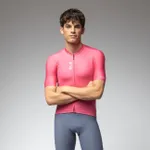 ALÉ Cyklistický dres s krátkym rukávom - PRAGMA COLOR BLOCK - ružová ALÉ Cyklistický dres s krátkym rukávom - PRAGMA COLOR BLOCK - ružová