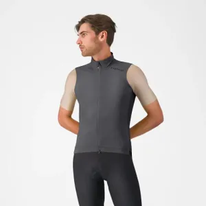CASTELLI Cyklistická vesta - ESPRESSO 2 - šedá CASTELLI Cyklistická vesta - ESPRESSO 2 - šedá