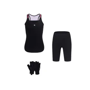 RIVANELLE Cyklistický mega set - SPARK - čierna/ružová RIVANELLE Cyklistický mega set - SPARK - čierna/ružová