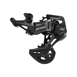 SHIMANO prehadzovačka - GRX RX822 10-45 - šedá/čierna SHIMANO prehadzovačka - GRX RX822 10-45 - šedá/čierna