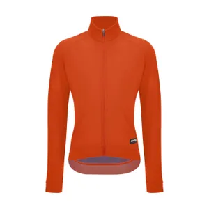 SANTINI Cyklistická zateplená bunda - RTR - červená SANTINI Cyklistická zateplená bunda - RTR - červená