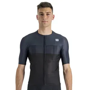 Pánsky cyklistický dres s krátkym rukávom SPORTFUL Light pro jersey, black galaxy blue Pánsky cyklistický dres s krátkym rukávom SPORTFUL Light pro jersey, black galaxy blue