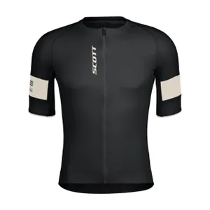 SCOTT Cyklistický dres s krátkym rukávom - ENDURANCE PRO - čierna/biela SCOTT Cyklistický dres s krátkym rukávom - ENDURANCE PRO - čierna/biela