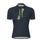 SCOTT Cyklistický dres s krátkym rukávom - JUNIOR - modrá/žltá SCOTT Cyklistický dres s krátkym rukávom - JUNIOR - modrá/žltá