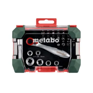 METABO Cyklistické náradie - BIT AND RATCHET BOX - čierna METABO Cyklistické náradie - BIT AND RATCHET BOX - čierna