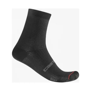 CASTELLI Cyklistické ponožky klasické - ESPRESSO 12 - čierna CASTELLI Cyklistické ponožky klasické - ESPRESSO 12 - čierna