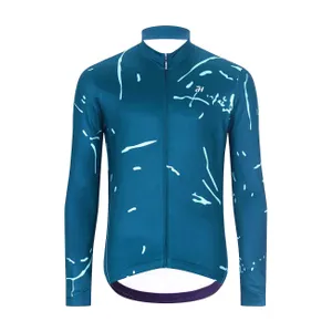 HOLOKOLO Cyklistický dres s dlhým rukávom zimný - PASSION WINTER - modrá HOLOKOLO Cyklistický dres s dlhým rukávom zimný - PASSION WINTER - modrá