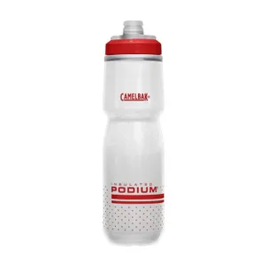 CAMELBAK Cyklistická fľaša na vodu - PODIUM CHILL 0,71L - červená/biela CAMELBAK Cyklistická fľaša na vodu - PODIUM CHILL 0,71L - červená/biela