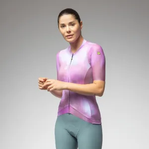 ALÉ Cyklistický dres s krátkym rukávom - PR-E ARGON - ružová ALÉ Cyklistický dres s krátkym rukávom - PR-E ARGON - ružová