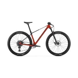Horský bicykel MONDRAKER Chrono Carbon DC, flame red vortex grey racing silver Horský bicykel MONDRAKER Chrono Carbon DC, flame red vortex grey racing silver