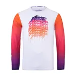 KENNY Cyklistický dres s dlhým rukávom letný - ELITE 25 - biela/ružová KENNY Cyklistický dres s dlhým rukávom letný - ELITE 25 - biela/ružová