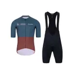 HOLOKOLO Cyklistický krátky dres a krátke nohavice - VIBES - červená/čierna/šedá HOLOKOLO Cyklistický krátky dres a krátke nohavice - VIBES - červená/čierna/šedá