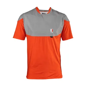 LEATT Cyklistický dres s krátkym rukávom - MTB ALLMOUNTAIN 3.0 - červená/šedá LEATT Cyklistický dres s krátkym rukávom - MTB ALLMOUNTAIN 3.0 - červená/šedá