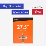 Športy > Cyklistika > Plášte a duše na bicykle > Cyklistické duše a ventily - Duša 27,5 x 1,9/2,5 ventil PRESTA 48 mm Športy > Cyklistika > Plášte a duše na bicykle > Cyklistické duše a ventily - Duša 27,5 x 1,9/2,5 ventil PRESTA 48 mm