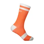POC Cyklistické ponožky klasické - LURE MTB - biela/oranžová POC Cyklistické ponožky klasické - LURE MTB - biela/oranžová