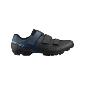 SHIMANO Cyklistické tretry - SH-XC102 - čierna/modrá SHIMANO Cyklistické tretry - SH-XC102 - čierna/modrá