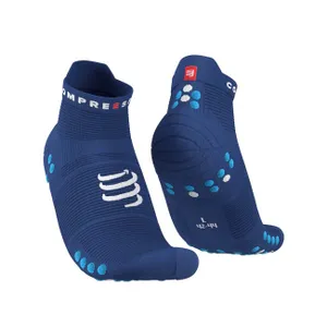 COMPRESSPORT Cyklistické ponožky členkové - PRO RACING 4.0 RUN - modrá COMPRESSPORT Cyklistické ponožky členkové - PRO RACING 4.0 RUN - modrá