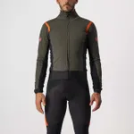 CASTELLI Cyklistická zateplená bunda - ALPHA RoS 2 - zelená CASTELLI Cyklistická zateplená bunda - ALPHA RoS 2 - zelená