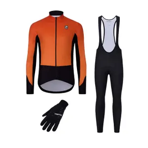 HOLOKOLO Cyklistický mega set - CLASSIC - oranžová/čierna HOLOKOLO Cyklistický mega set - CLASSIC - oranžová/čierna
