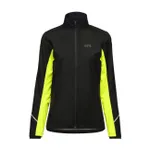 GORE Cyklistická vetruodolná bunda - R3 PARTIAL GTX - čierna/žltá GORE Cyklistická vetruodolná bunda - R3 PARTIAL GTX - čierna/žltá
