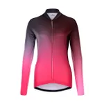 HOLOKOLO Cyklistický dres s dlhým rukávom zimný - DAZZLE LADY WINTER - ružová/čierna HOLOKOLO Cyklistický dres s dlhým rukávom zimný - DAZZLE LADY WINTER - ružová/čierna