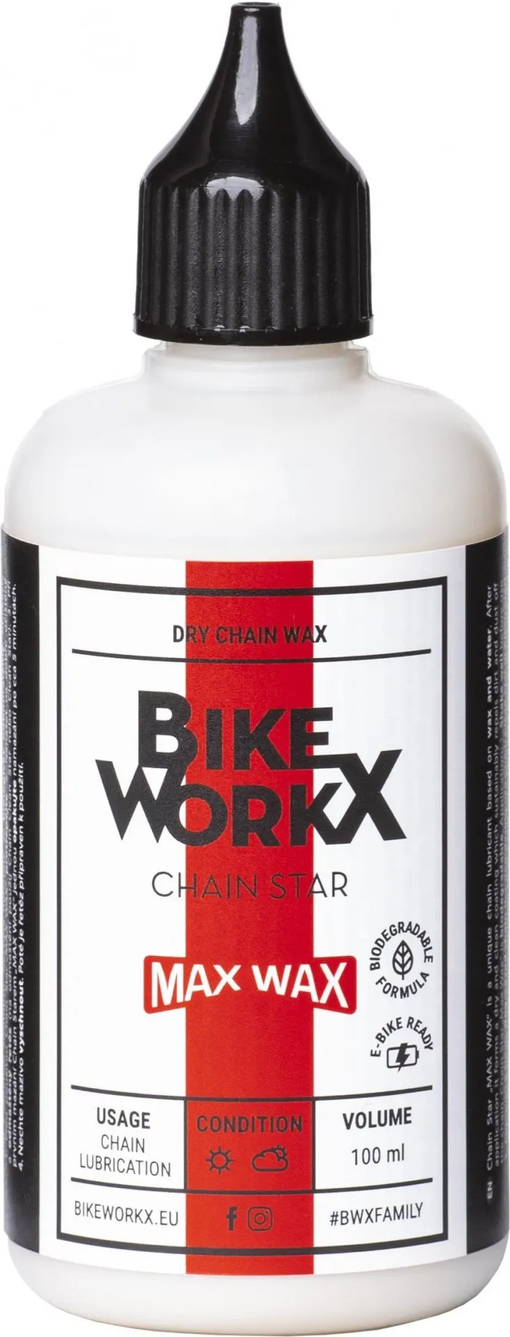 Šport a outdoor | Cyklistika | Čistiace a mazacie prostriedky | Mazivá a oleje - BikeWorkx Chain Star Max Wax 100 ml Šport a outdoor | Cyklistika | Čistiace a mazacie prostriedky | Mazivá a oleje - BikeWorkx Chain Star Max Wax 100 ml