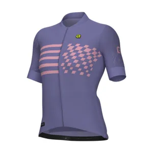 ALÉ Cyklistický dres s krátkym rukávom - PLAY PR-E - fialová ALÉ Cyklistický dres s krátkym rukávom - PLAY PR-E - fialová