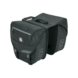 SKS kapsička na bicykel - DOUBLE BAG PANNIER CLASSIC - čierna SKS kapsička na bicykel - DOUBLE BAG PANNIER CLASSIC - čierna