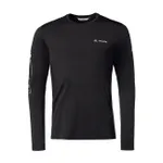 VAUDE Cyklistické tričko s dlhým rukávom - MONVISO MERINO - čierna VAUDE Cyklistické tričko s dlhým rukávom - MONVISO MERINO - čierna