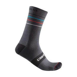 CASTELLI Cyklistické ponožky klasické - ENDURANCE 15 - šedá CASTELLI Cyklistické ponožky klasické - ENDURANCE 15 - šedá