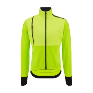 SANTINI Cyklistická zateplená bunda - VEGA ABSOLUTE - zelená SANTINI Cyklistická zateplená bunda - VEGA ABSOLUTE - zelená