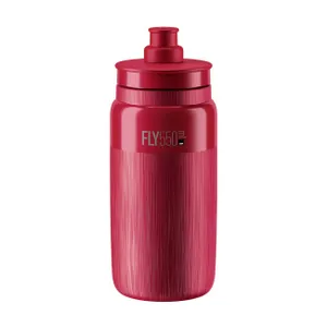 ELITE Cyklistická fľaša na vodu - FLY TEX 550 ml - bordová ELITE Cyklistická fľaša na vodu - FLY TEX 550 ml - bordová