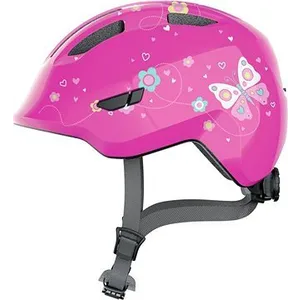 Šport a outdoor | Cyklistika | Prilby - ABUS Smiley 3.0 pink butterfly S Šport a outdoor | Cyklistika | Prilby - ABUS Smiley 3.0 pink butterfly S