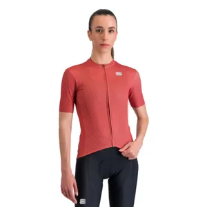 Dámsky cyklistický dres s krátkym rukávom SPORTFUL Checkmate w jersey, pompelmo mauve Dámsky cyklistický dres s krátkym rukávom SPORTFUL Checkmate w jersey, pompelmo mauve