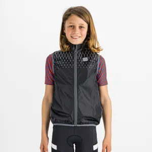 SPORTFUL Cyklistická vesta - KID REFLEX - čierna SPORTFUL Cyklistická vesta - KID REFLEX - čierna