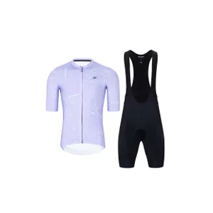 HOLOKOLO Cyklistický krátky dres a krátke nohavice - PASSION - modrá/fialová HOLOKOLO Cyklistický krátky dres a krátke nohavice - PASSION - modrá/fialová