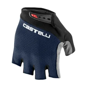 CASTELLI Cyklistické rukavice krátkoprsté - ENTRATA V - modrá CASTELLI Cyklistické rukavice krátkoprsté - ENTRATA V - modrá