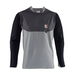 LEATT Cyklistický dres s dlhým rukávom letný - MTB ALL MOUNTAIN 5.0 - šedá LEATT Cyklistický dres s dlhým rukávom letný - MTB ALL MOUNTAIN 5.0 - šedá