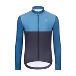 HOLOKOLO Cyklistický dres s dlhým rukávom zimný - STRIPES WINTER - modrá HOLOKOLO Cyklistický dres s dlhým rukávom zimný - STRIPES WINTER - modrá