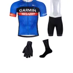 BONAVELO Cyklistický mega set - GARMIN SHARP - biela/modrá/čierna BONAVELO Cyklistický mega set - GARMIN SHARP - biela/modrá/čierna