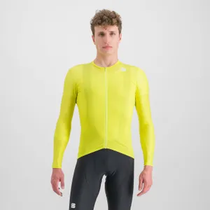 SPORTFUL Cyklistický dres s dlhým rukávom letný - MATCHY - žltá SPORTFUL Cyklistický dres s dlhým rukávom letný - MATCHY - žltá