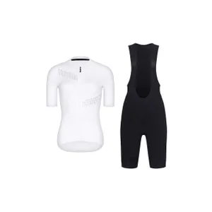 RIVANELLE Cyklistický krátky dres a krátke nohavice - CRYSTELLE - čierna/biela RIVANELLE Cyklistický krátky dres a krátke nohavice - CRYSTELLE - čierna/biela