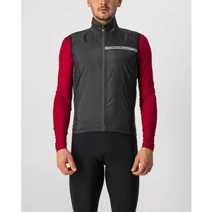 CASTELLI Cyklistická vesta - SQUADRA STRECH - čierna CASTELLI Cyklistická vesta - SQUADRA STRECH - čierna