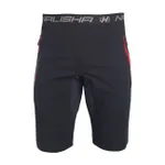 HAVEN Cyklistické nohavice krátke bez trakov - NALISHA SLIMFIT - čierna/červená HAVEN Cyklistické nohavice krátke bez trakov - NALISHA SLIMFIT - čierna/červená